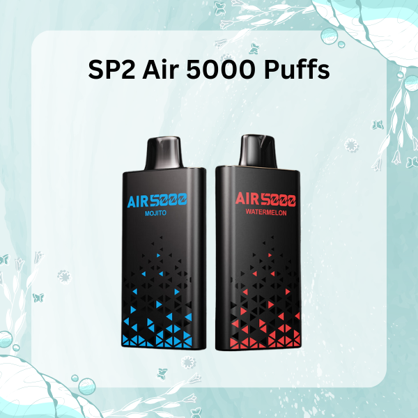 SP2 Air 5000 Puffs Disposable Vape - Smooth Mesh Coil & Rechargeable SingaporeLanaVapeCod SP2 Air 5000 Puffs Disposable Vape - Smooth Mesh Coil & Rechargeable SingaporeLanaVapeCod