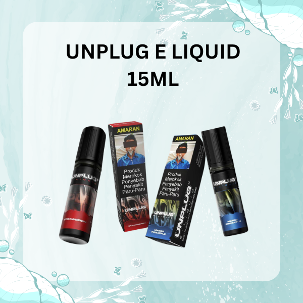 UNPLUG E-Liquid 15ml | 20mg Nic Salt for Offgrid Reload | SG Stock   SingaporeLanaVapeCod