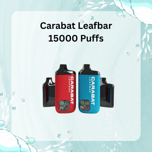 Carabat Leafbar 15000 Puffs disposable vape with RGB screen display